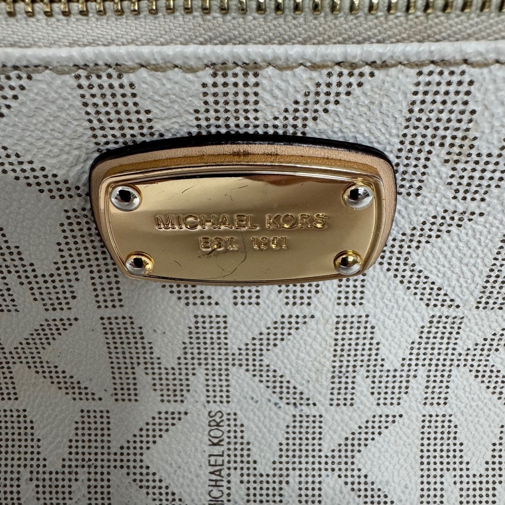 Michael Kors Signature MK Monogram Wristlet Small Shoulder Bag 35F1GJSW3B - Picture 2 of 11